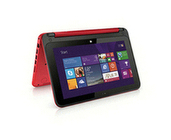 HP Pavilion x360 11-n012na Convertible Laptop, Intel Celeron, 4GB RAM, 500GB, 11.6  Touch Screen Red